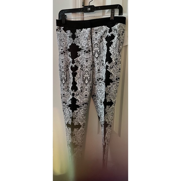 NWT Paisley Slacks with front snap & button. - Picture 5 of 5